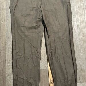 Perry Ellis Portfolio Men's Gray Pinstripe Dress Pants 40x32